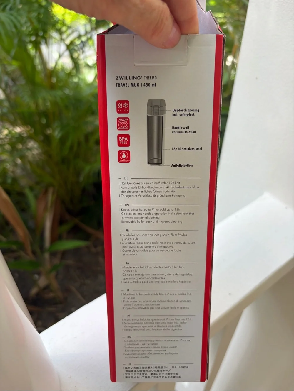 NEW IN BOX ZWILLING THERMO TRAVEL MUG
